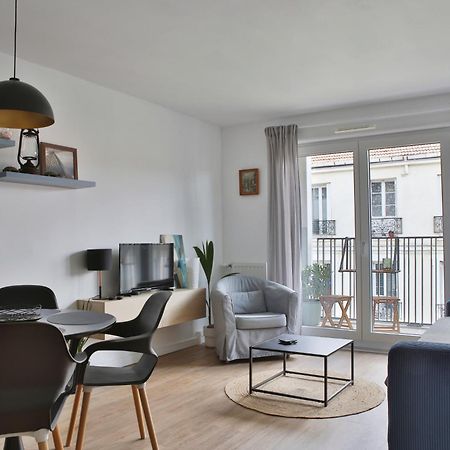"Starry In So" 47M2, Lits Jumeaux, Parking Gratuit, Rue Calme Et Arboree, Metro 10 Min, Stade De France 24Min A Pied Saint-Ouen  Exterior photo
